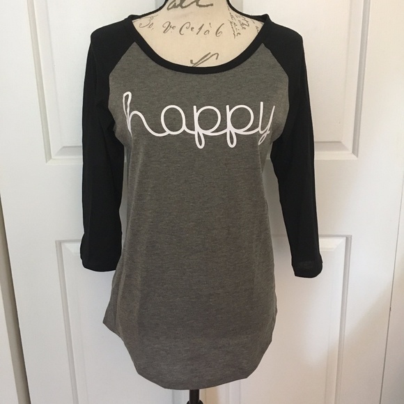 Tops - "Happy" T-shirt NWOT!